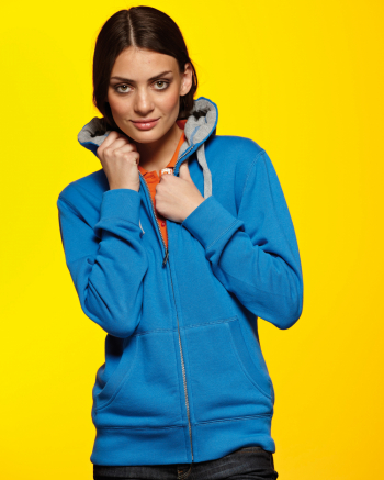 Ladies' Lifestyle Zip-Hoody kapucnis pulóver