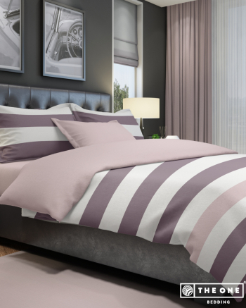 Bed Set Stripe, double beds